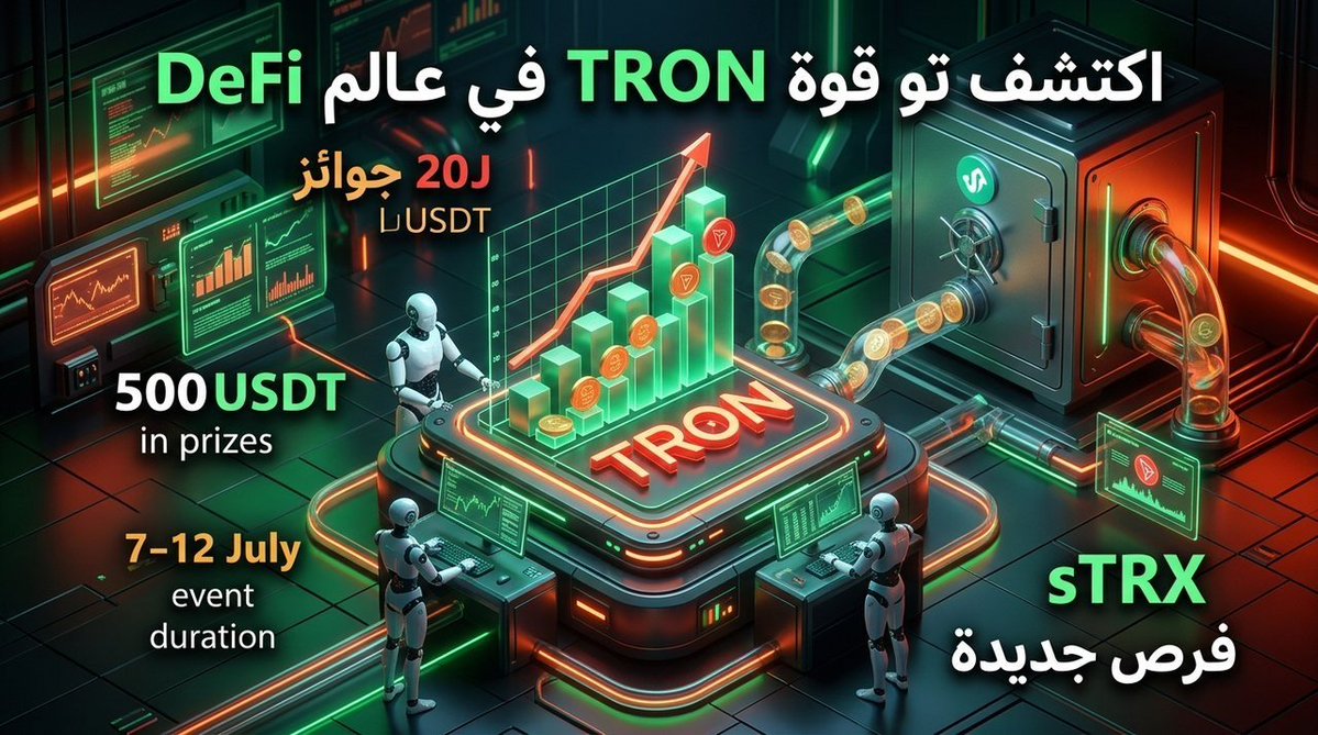 t2_2y_'s tweet photo. 🔥 هل تعرف الفرص التي يمكن أن تفتحها عملة sTRX؟ الآن حان الوقت لاستكشافها!

🎉 انضم إلى فعالية #TRONDeFiSummer واكتشف كيف تستفيد من TRX و sTRX في JustLendDAO.

🏆 500 USDT إجمالي الجوائز! لا تفوت الفرصة!
#TRONGlobalFriends #tron #TGF https://t.co/YGU5LdrRGO