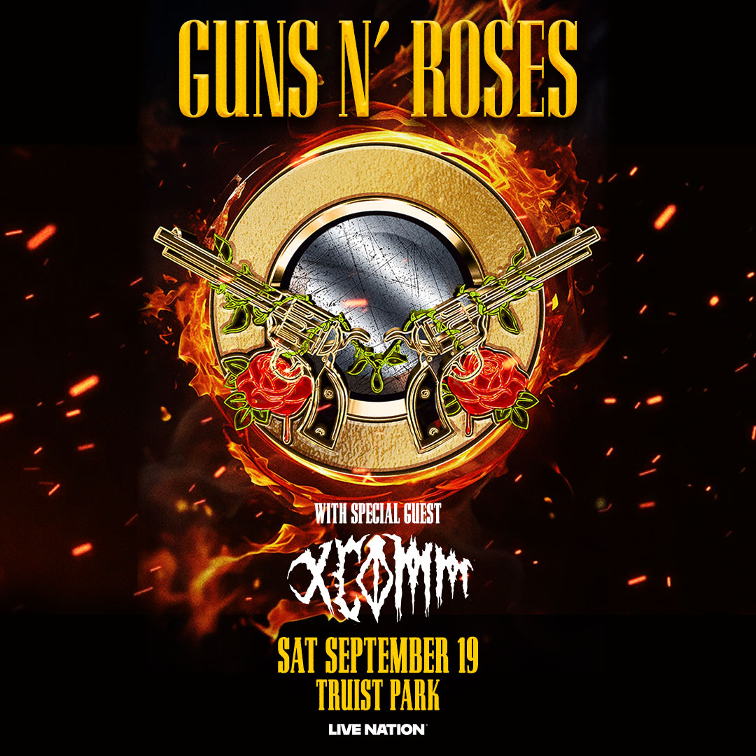 gunsnroses's tweet photo. Announcing special guests, XCOMM joining us in Atlanta on September 19! https://t.co/EcIZny11fP https://t.co/epXZ35h1GD
