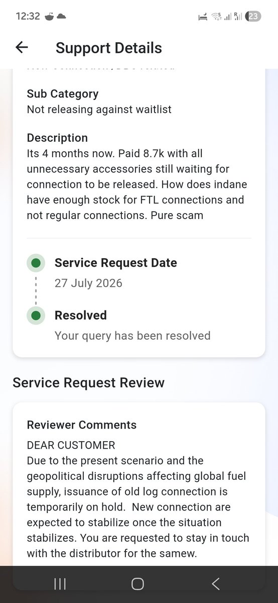 Paramesh_C's tweet photo. @IndianOilcl Its 4 months now. Paid 8.7k with all unnecessary accessories still waiting for lpg in new city. Shame and absolute scam. Publish a date. @nsitharaman  Just paid 2 lakhs in tax. Yet need to beg for a basic need.
@HardeepSPuri
@IndianOilcl 
@IOCLTamilnadu
@PIB_India 
@PetroleumMin https://t.co/J442ucGZPc