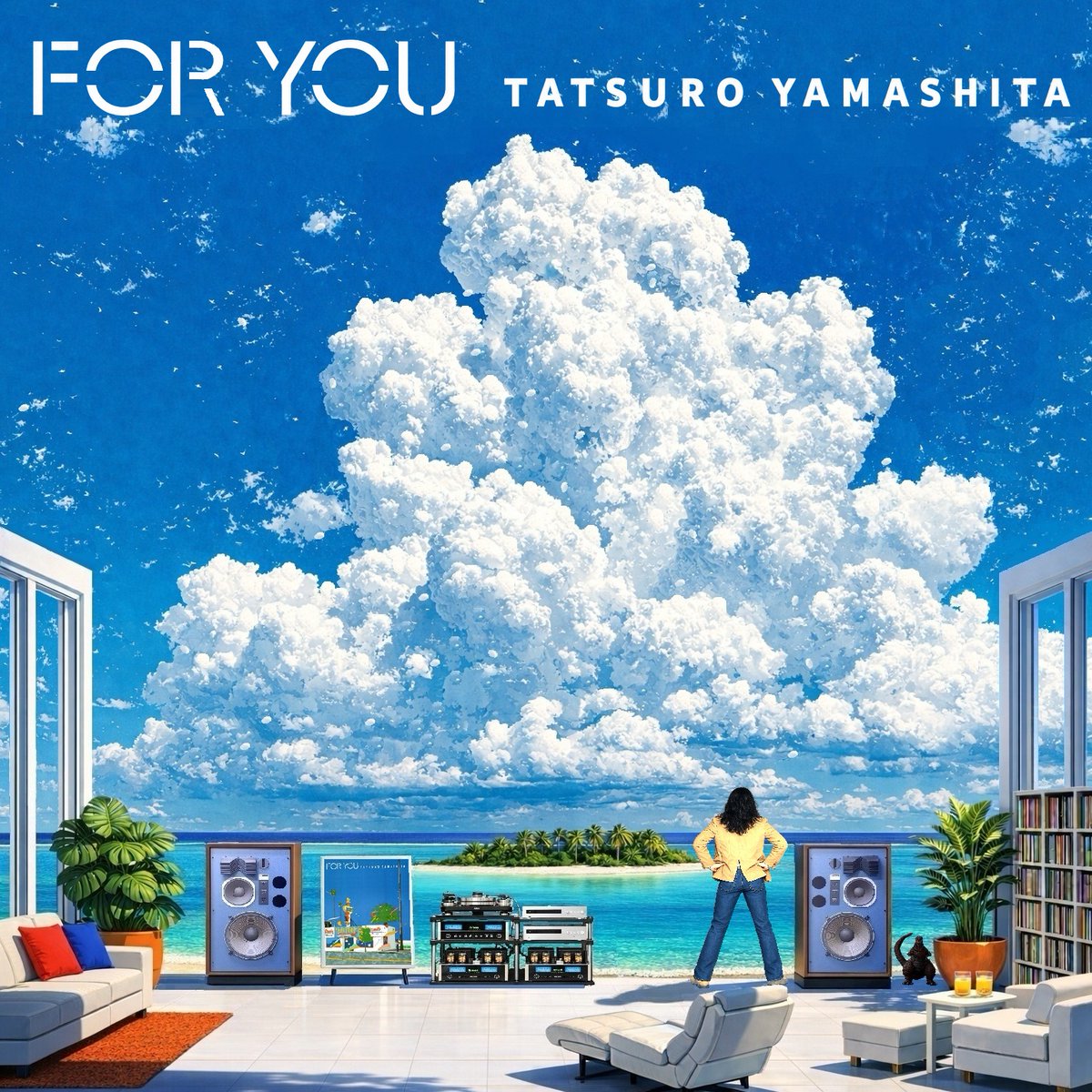 zoukyeee's tweet photo. 夏だ！海だ！タツローだ！
のコピーを象徴する名曲Loveland, Island収録の山下達郎アルバム『FOR YOU』のある南国リゾートの風景をどうぞ。 https://t.co/yy1uFqyeM5