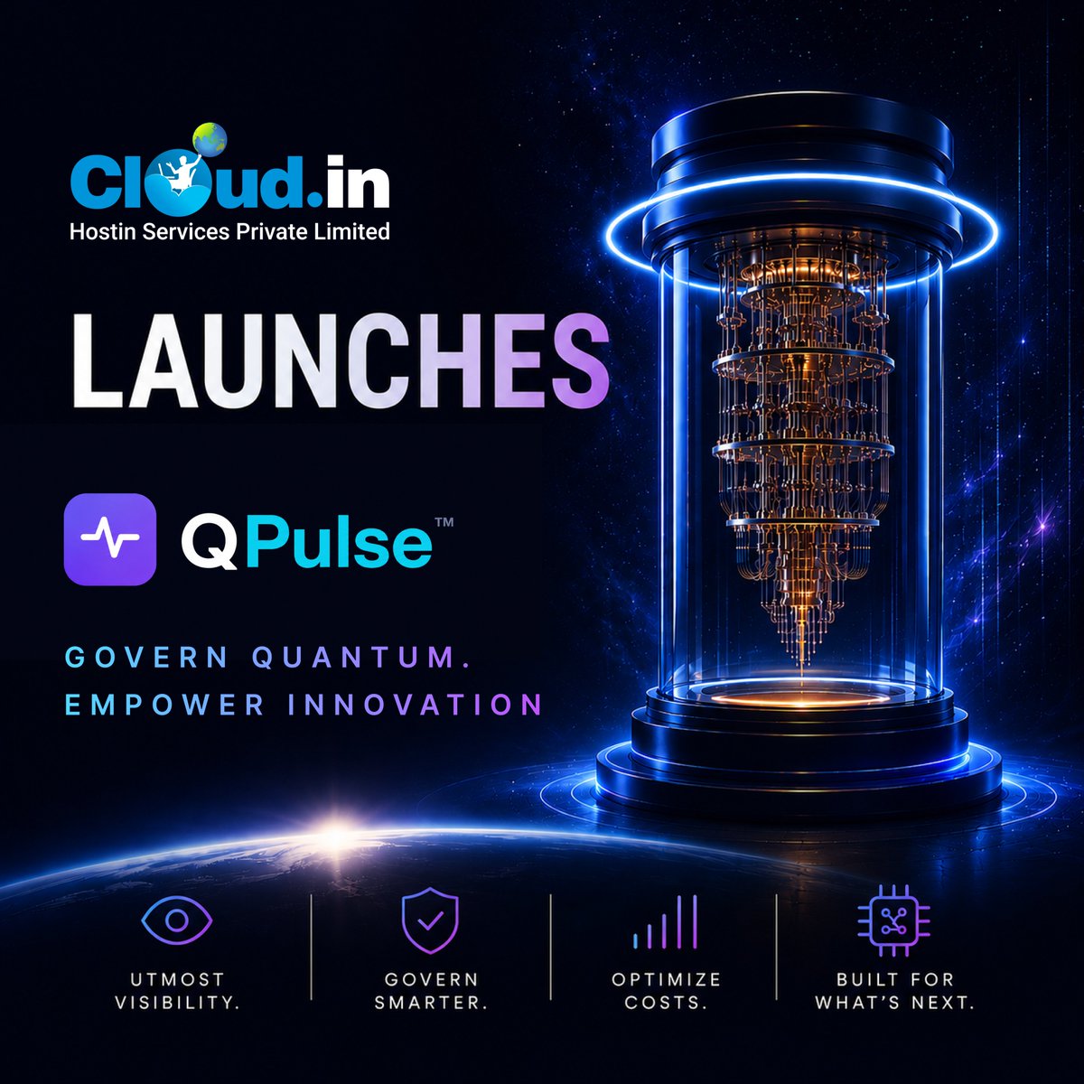 clouddotin's tweet photo. 🚀 Introducing QPulse™ by https://t.co/DWnVaonTlW!
Gain enterprise-grade visibility, governance, and cost intelligence for quantum workloads on Amazon Braket. Monitor usage, optimize costs, and scale quantum innovation with confidence.
#QuantumComputing #AmazonBraket #Cloudin https://t.co/ZYs0AdRMOc