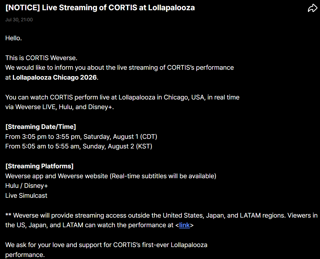 cortis_zip's tweet photo. Lollapalooza live for FREE in this economy???????????? https://t.co/ebHAoZrF3l