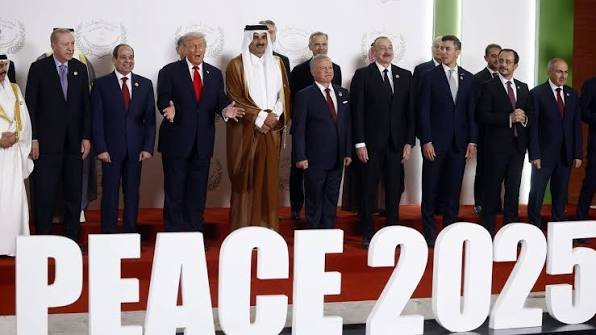 s_m_marandi's tweet photo. All the leaders and "guarantors" who participated in Trump’s shameful clown show and supported his "sincere efforts" at the fake Sharm El Sheikh "peace summit" in Egypt on October 13, 2025, are fully responsible for whitewashing Trump’s crimes and the ongoing genocide in Gaza. https://t.co/x4kbpmNSdK