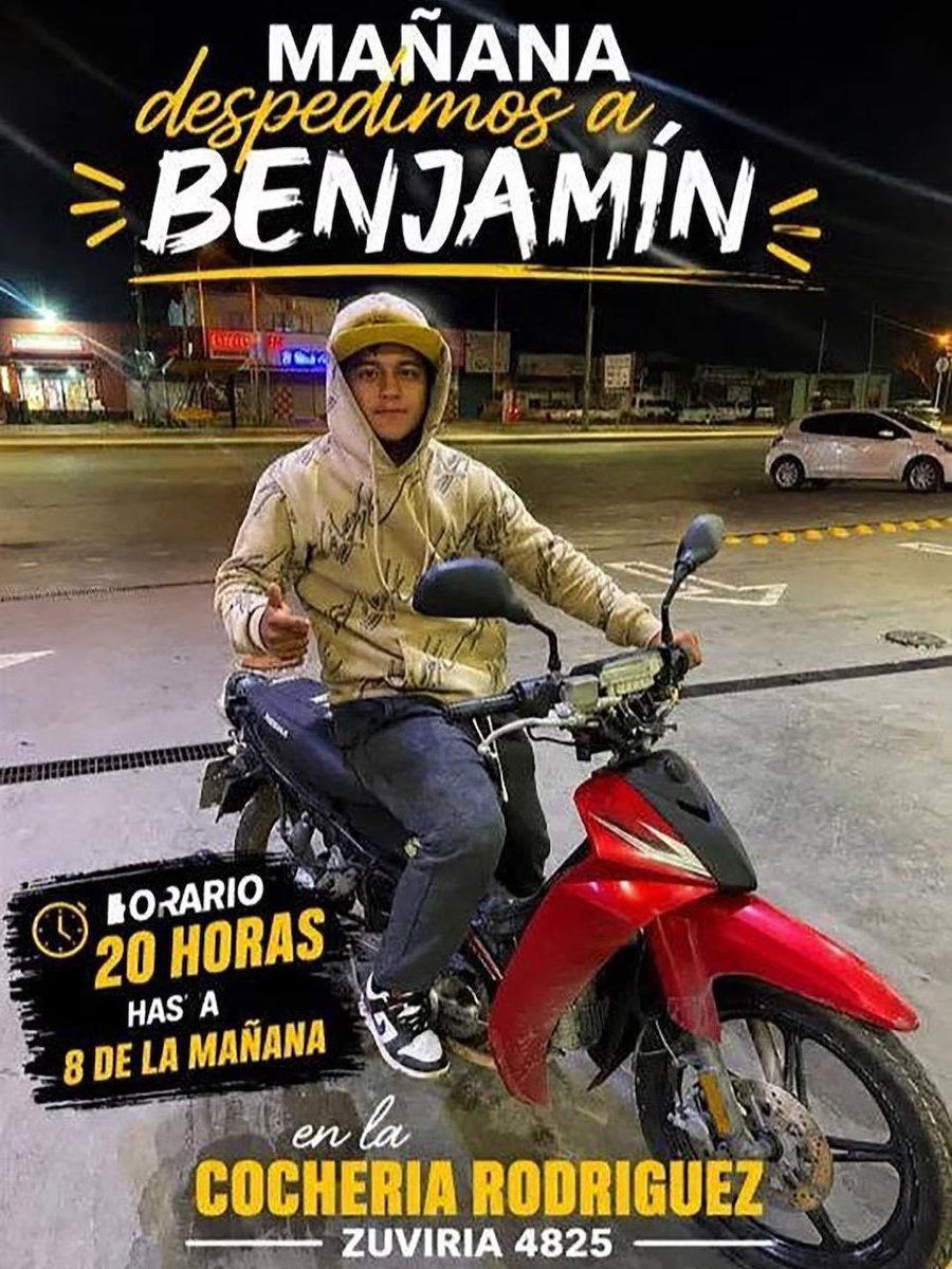 Hechosanderecho's tweet photo. #Pichilo
El domingo pasado un efectivo de la Policía de la Ciudad fue asaltado por dos delincuentes que intentaron sustraerle la moto en el partido bonaerense de Malvinas Argentinas. Como consecuencia del hecho, se produjo un tiroteo en el que murió Benjamín Lautaro Moralez, un adolescente de 17 años conocido como “Pichilo”. Tras su deceso, comenzaron a circular en redes sociales las imágenes del adiós “tumbero” que le organizaron familiares y amigos.