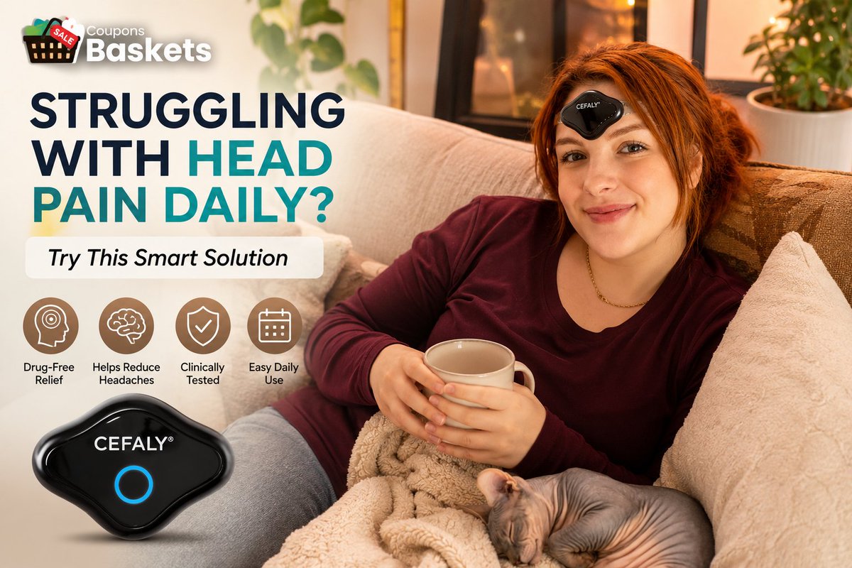 couponsbaskets's tweet photo. Daily headaches shouldn't control your life. 💙 Discover how CEFALY helps manage migraines without medication and why more people are choosing this smart solution. Link in comment
#Migraine #Headache #Health #Wellness #CEFALY https://t.co/JwW5cHpVcg