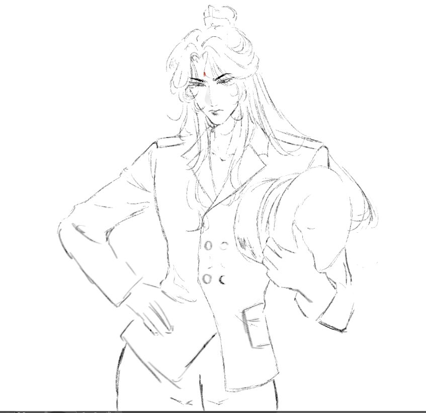 castorhwaa's tweet photo. genie Shen Jiu wip ueueeueueu #svsss #sqq https://t.co/V5Y2b7Io4H