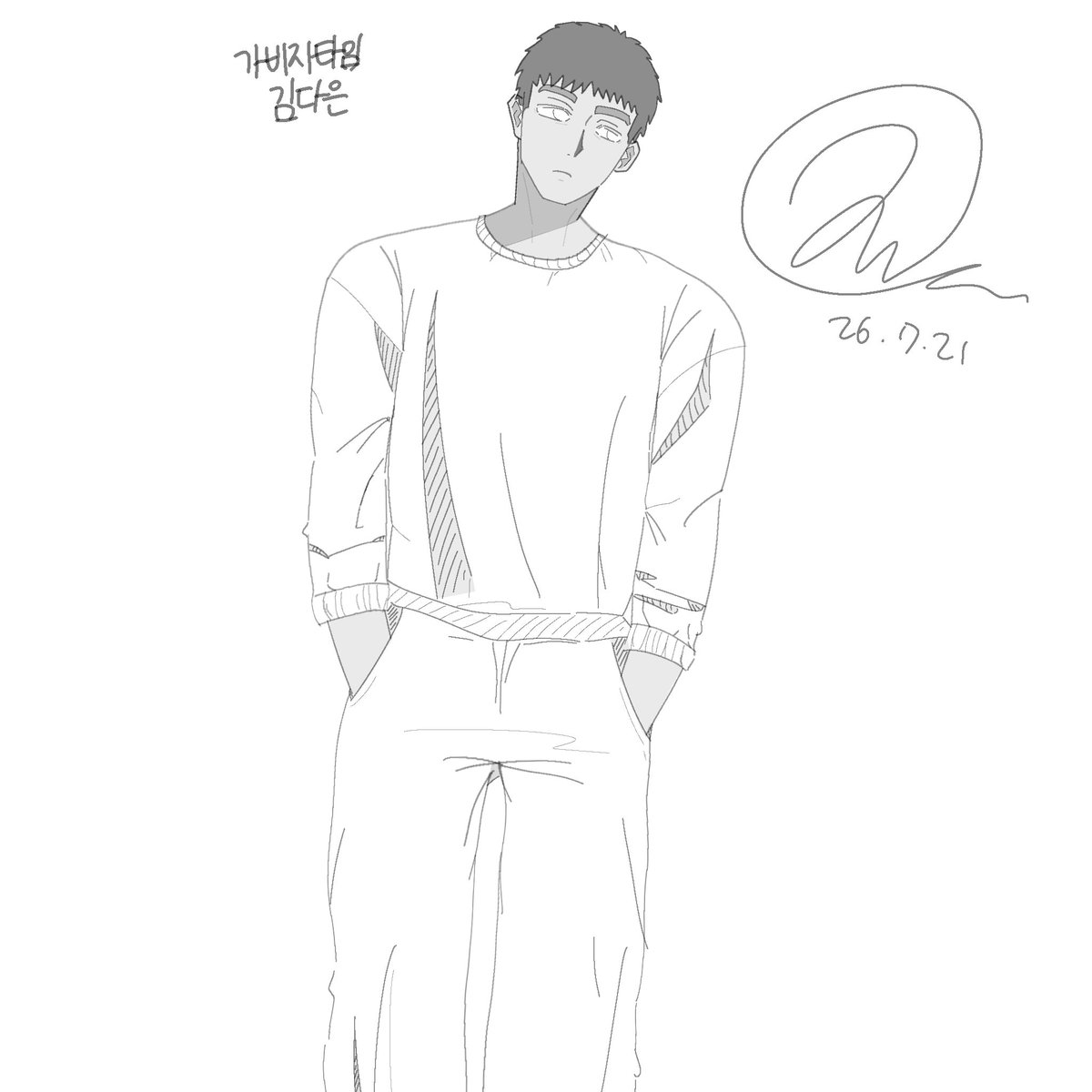 cz7__77's tweet photo. 얼마전에 그린거 •••
다은이와 인석생축 그림 🤓
#가비지타임 #김다은 #강인석 #조신우 #허창현 https://t.co/494p7JJYaJ