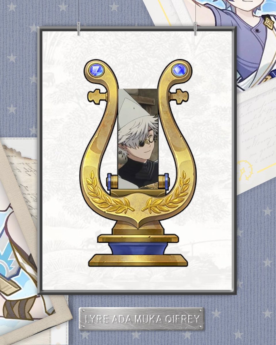 MagusPhainon's tweet photo. Jawabannya adalah

LYRE ADA MUKA QIFREY!

Yang jawab "Lyre/Harpa": 100p
Jawaban selain Lyre/Harpa: 50p
Yang jawab Lyre Qifrey/Harpa Qifrey: 150p

Untuk Violet-san, Megumi-san, dan Reo-san silahkan tambahkan points +50 karena tercepat! https://t.co/m1bzrAbgsz