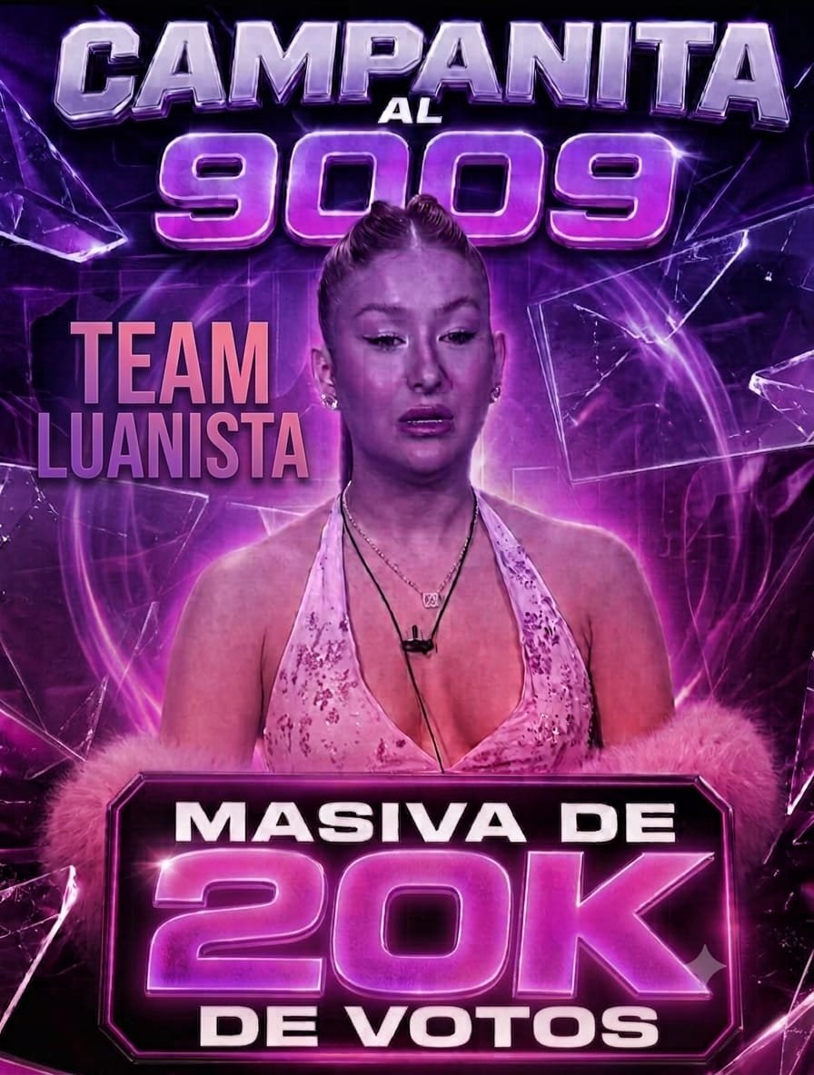 unificacionlugh's tweet photo. DINAMICA DE VOTOS

TEAM LUANISTA

CAMPANITA AL 9009 PLACA NEGATIVA 

META: 20.000 VOTOS

Comenten con sus comprobantes así podemos contabilizar

Vota a través de https://t.co/Gk05GX2fzT o SMS al 9009

#GranHermano https://t.co/qXejd85VYI