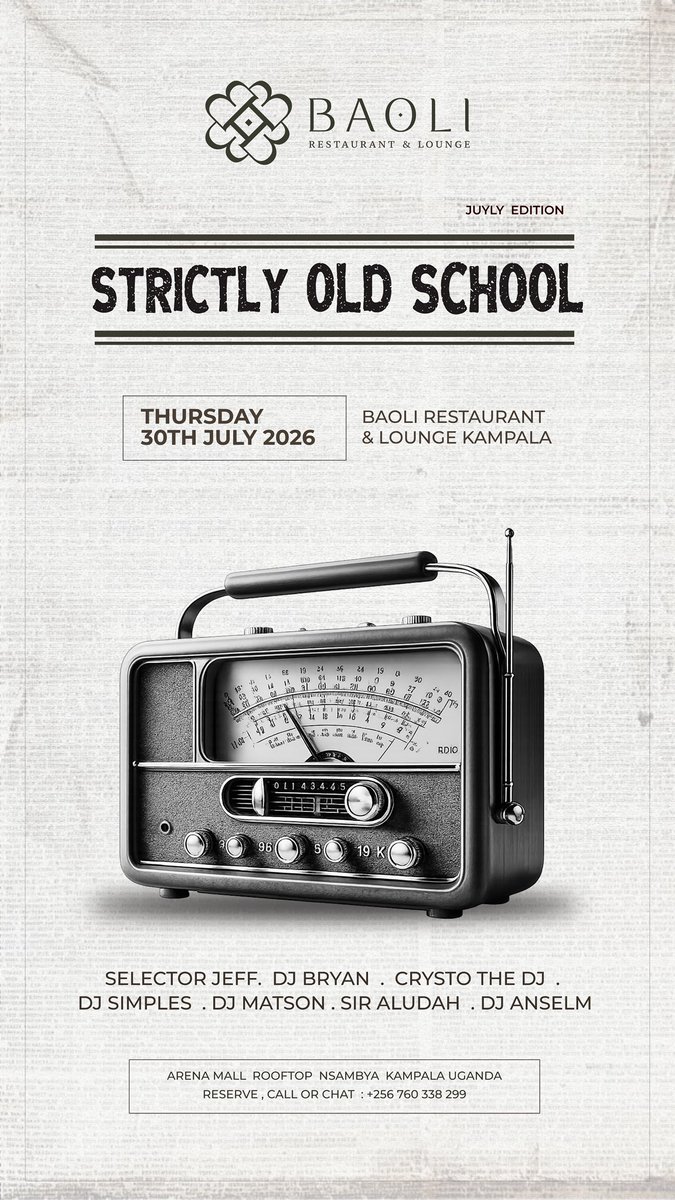 DjAludah's tweet photo. If you love your THROW BACKS!

Baoli is the place to be TONIGHT! https://t.co/6VTOQu3E6V