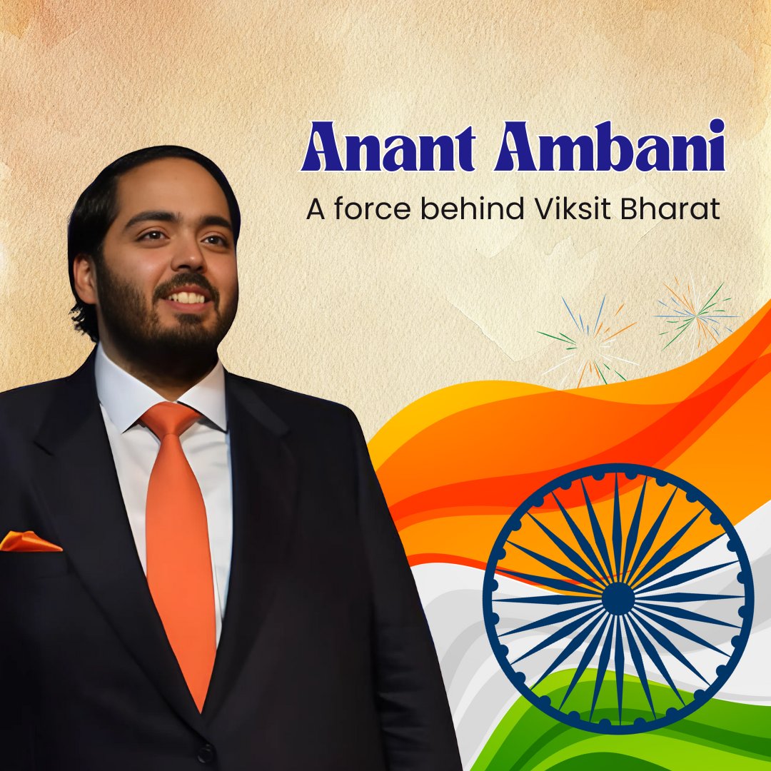 SenDolon6290's tweet photo. #RelianceGreen40B Anant Ambani is steering Reliance towards a sustainable future with green energy. Excited to see the impact on the industry and our environment. https://t.co/ftZOKlBttH
