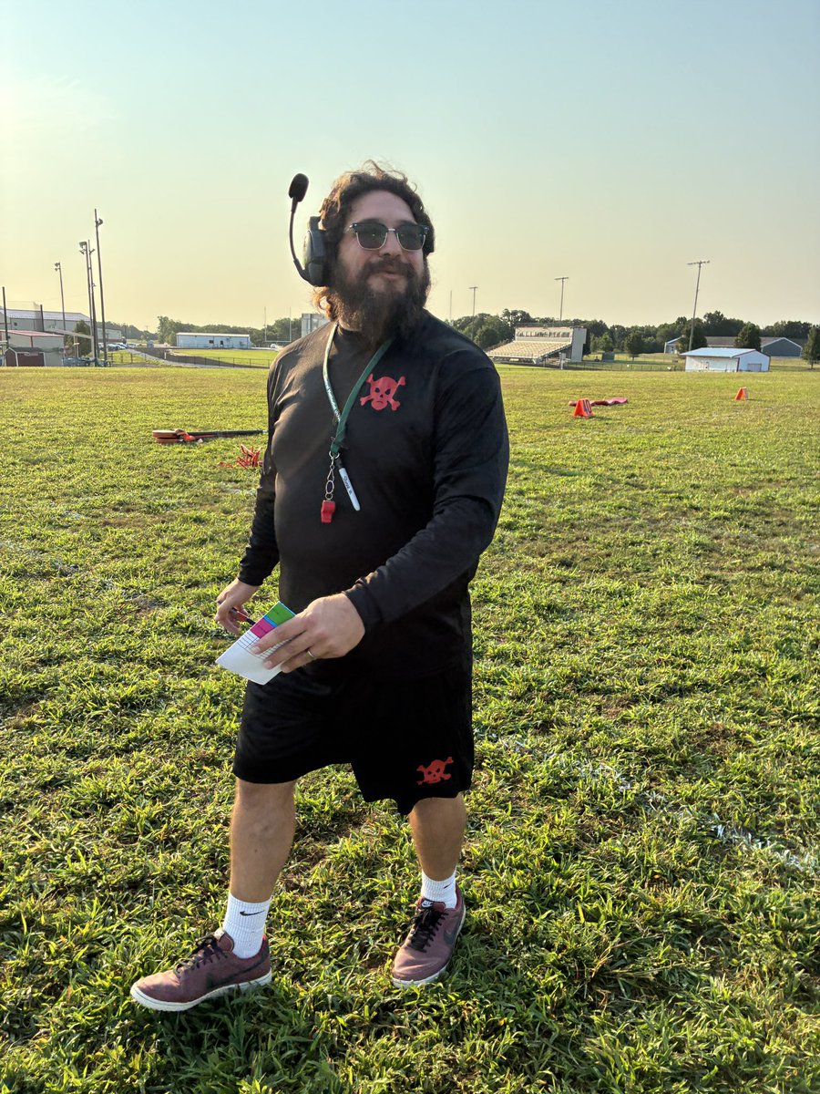 RodKRCG13's tweet photo. New Linn Football coach Billy Sonnemaker and the Wildcats bringing the energy in the final summer practice! We’ll have the story tonight @KRCG13 https://t.co/t3RTUPYijv