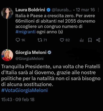 Crakjack21's tweet photo. @GiorgiaMeloni 8 anni dopo, 4 anni di governo e record negativo di nascite! Fermatevi qua per cortesia, abbiamo perso abbastanza opportunità attendendo qualche vostra riforma https://t.co/X4q4uMg1Uw