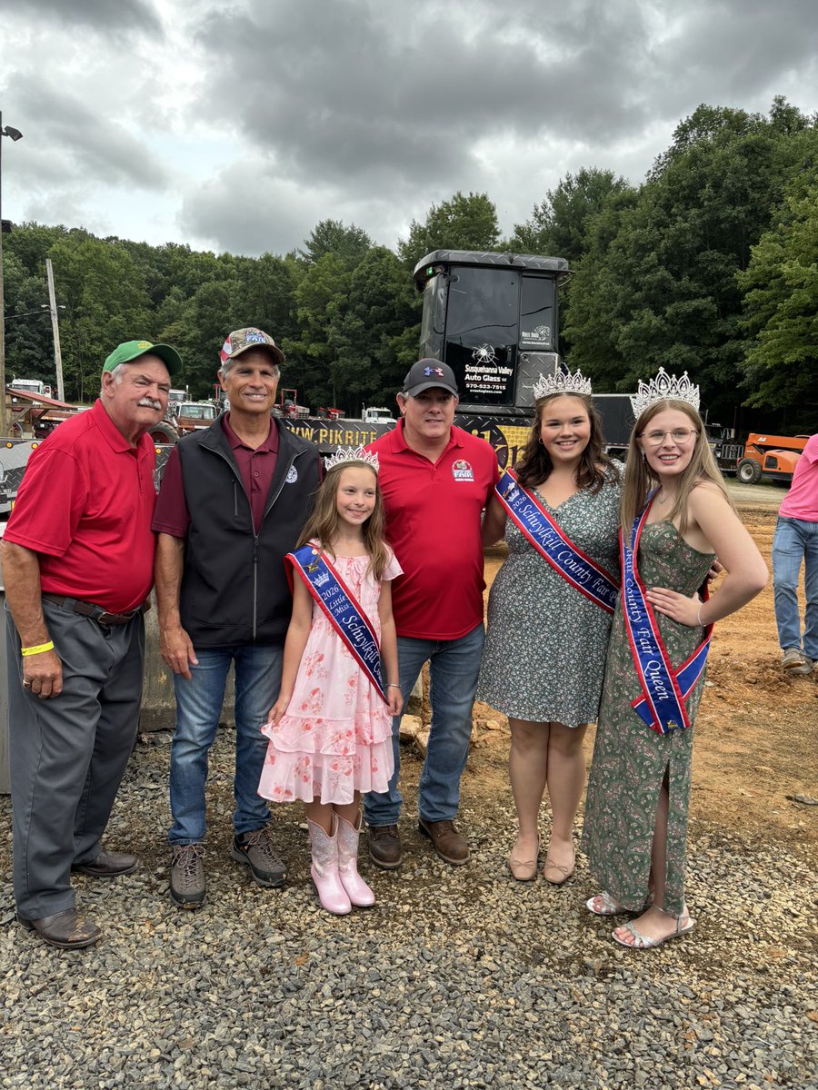 RepMeuser's tweet photo. Last evening, I had a great time at the Schuylkill County Fair, taking part in the annual Celebrity Tractor Pull. It was a pleasure to be joined by Schuylkill County Commissioners Larry Padora and Boots Hetherington, Sheriff Shawn Butler, and Pottsville Mayor Tom Smith.

A sincere thank you to the Schuylkill County Fair Association and especially President Paul Kennedy, for putting together another outstanding fair. Year after year, this event showcases the very best of Schuylkill County’s agricultural community and the hardworking families who make it so special. It’s a tradition we’re proud to celebrate, and I always enjoy being a part of it.