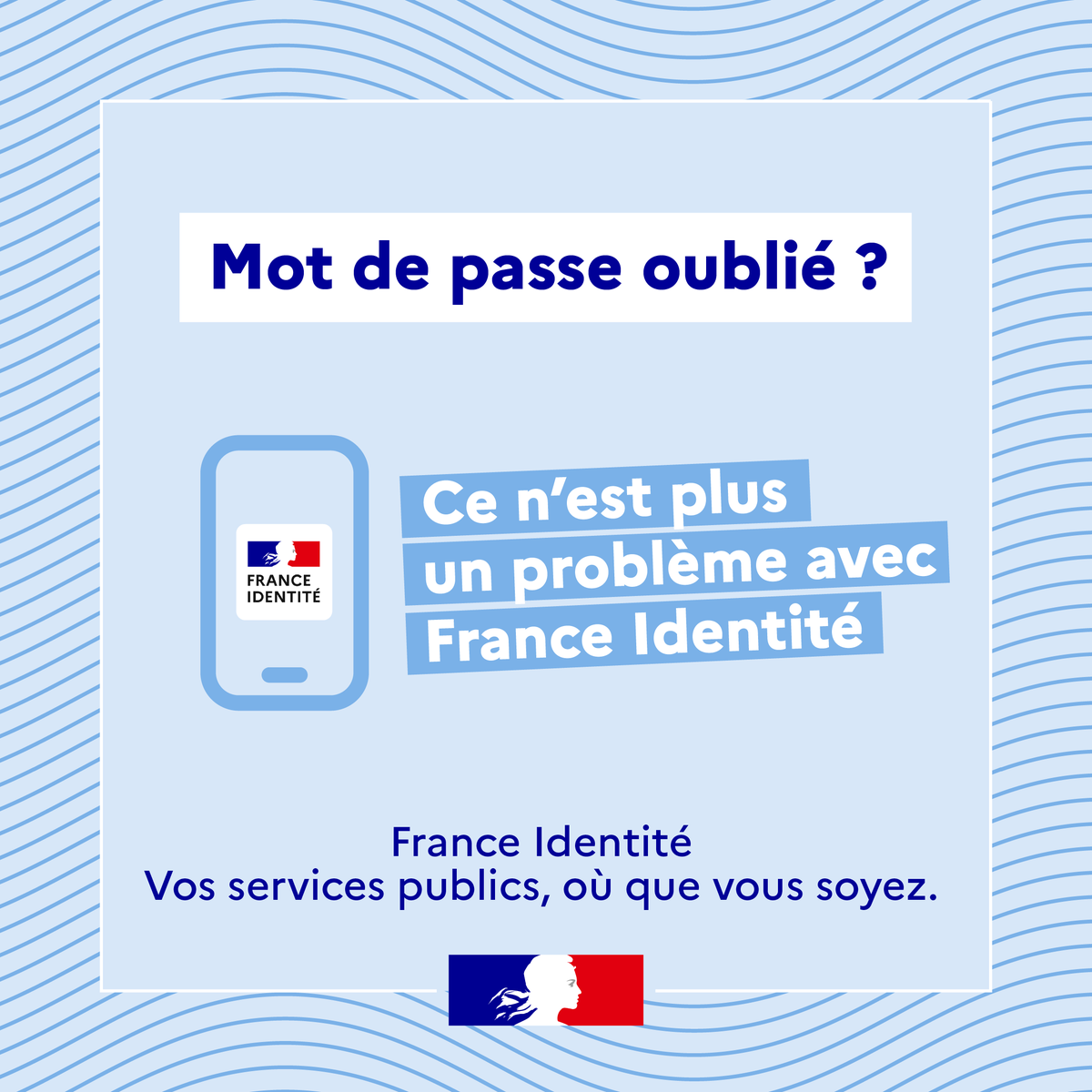 france_identite's tweet photo. 🔏 Mot de passe oublié ? Ce n'est plus un problème avec France Identité !

Sans identifiant ni mot de passe : connectez-vous facilement à vos services publics via FranceConnect grâce au déverrouillage de votre smartphone !

Infos 👉https://t.co/0sx4VshEs9

#IDNumérique #Voyage https://t.co/h764RPyxU1