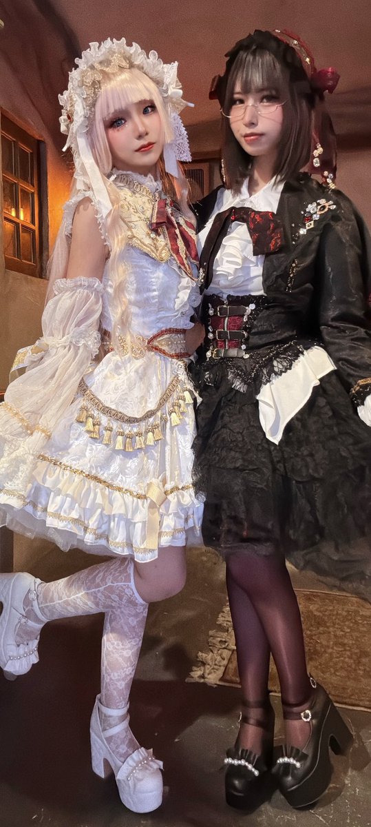 kuri1013r's tweet photo. ロリータ楽しい✌️✨️
可愛いお洋服着させて貰いました…！！
@banyousk ちゃん https://t.co/dtPJUM3kSE