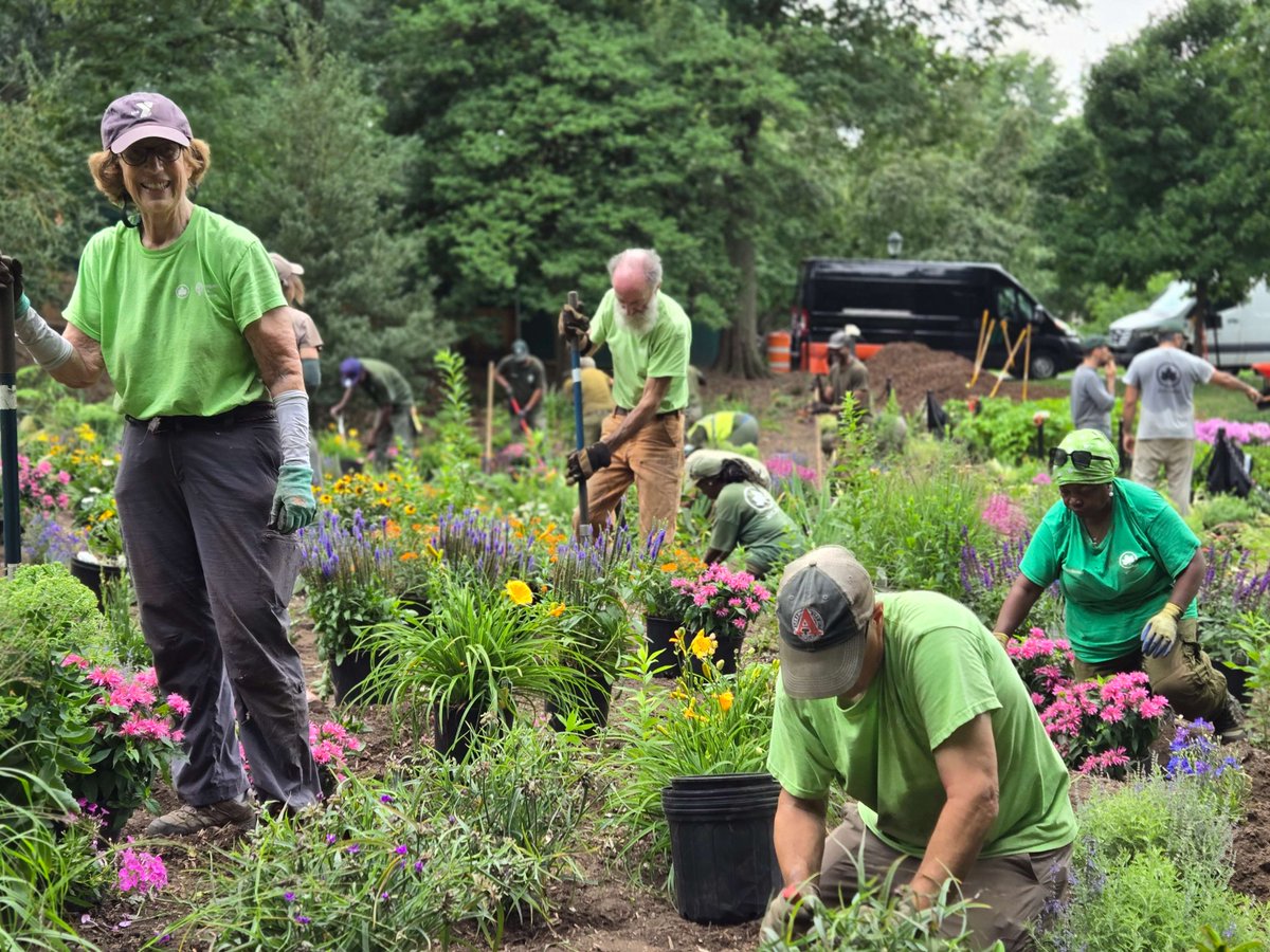 prospect_park's tweet photo. Carmen's Garden just got a major refresh! 🌿🌸 Thanks to Prospect Park Alliance staff and EcoZone volunteers, 3,429 new plants are thriving by Litchfield Villa. Designed with @nycparks, this garden features 50+ species for year-round color. Come see the blooms! https://t.co/tQmeCo8jHo