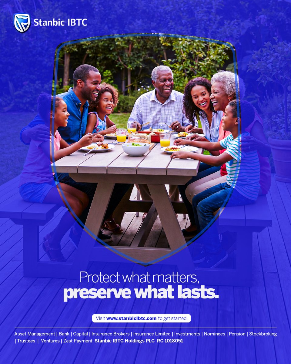 StanbicIBTC's tweet photo. Building wealth is important. Protecting it for the people you care about is just as important.​

You can safeguard your loved ones while creating a ​lasting legacy for future generations.​

Visit https://t.co/ymWaR6DUah to get started.​

#Trustees​
#Insurance​
#StanbicIBTC💙 https://t.co/ZdeOFSqugK