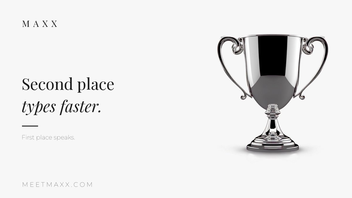 MEETMAXX's tweet photo. The fastest typist doesn't win.

The fastest business does.

Speak your intent.
MAXX handles the execution.
https://t.co/fjCU8hhboT

#AI #VoiceAI #BusinessAI #MAXX https://t.co/KEvFdF3Pk1