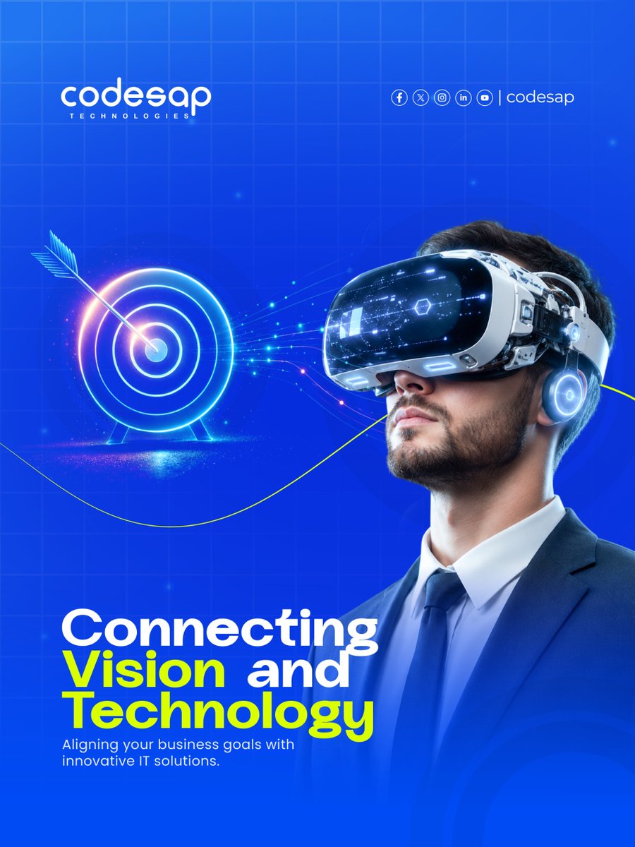 codesap's tweet photo. π Innovate. Adapt. Lead.
Empowering businesses with IT solutions that enhance customer experiences
#technology #informationtechnology #techinnovation #it #business #codesap https://t.co/CTptkjc17Y