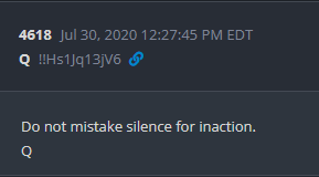 Back4TheStorm's tweet photo. Dr. Fauci-Corona refused to say anything ...
However, "Do not mistake silence for inaction", as "silence is golden" https://t.co/DW1pyogZba