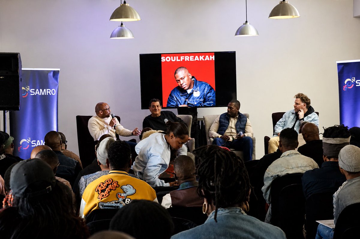 SAMROMusic's tweet photo. The conversation was real. The insights were invaluable. 

Yesterday, SAMRO brought together DJs, producers and music industry professionals for an engaging session on music copyright, licensing, royalties and the business of music.
With industry heavyweights @OskidoIBelieve , @djchristossa ,@Soulfreakah and @Chymamusique sharing their knowledge and experiences, attendees gained practical insights into protecting their music, understanding their rights and building sustainable careers in the industry.
A big thank you to everyone who joined us and contributed to the conversation. Together, we’re empowering creators with the knowledge they need to make music work for them. 

#SAMRO #MusicBusiness #MusicCopyright #Licensing #Royalties