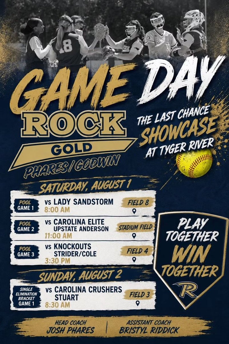 AdysnRoberts30's tweet photo. Tyger river showcase schedule!!
#plan #fypシ゚viral #softball #fun @TopPreps @GamecockSoftbll @maddiegore5 @scstatesb @UMOSoftball @bailey_catdog @ccgasoftball https://t.co/mNkmhcPzNg