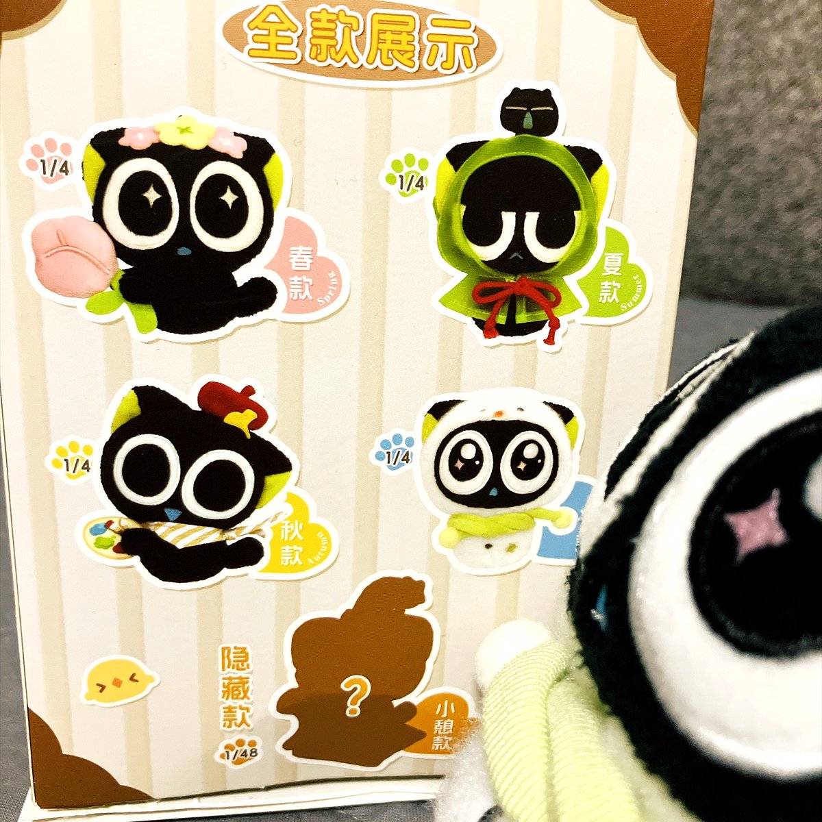 poco_chan6's tweet photo. 半年かかって遂に来た！！！
小黒ぬい、カエル狙いで買ったけど雪だるまも可愛い！！！ https://t.co/43EWuqqIff