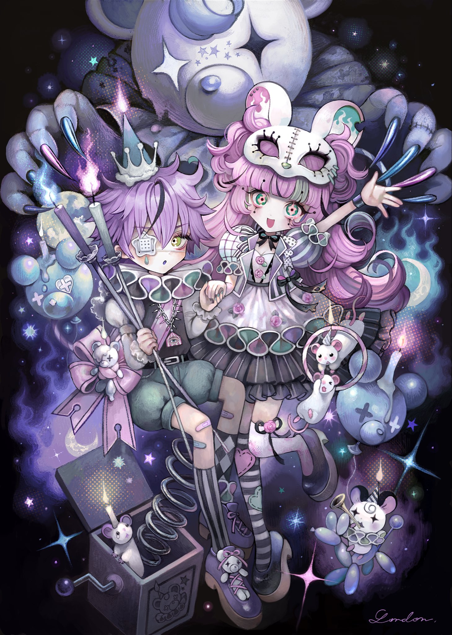 城咲ロンドン　キャンバス　原画 Replies by 城咲ロンドン (@london_222) / X