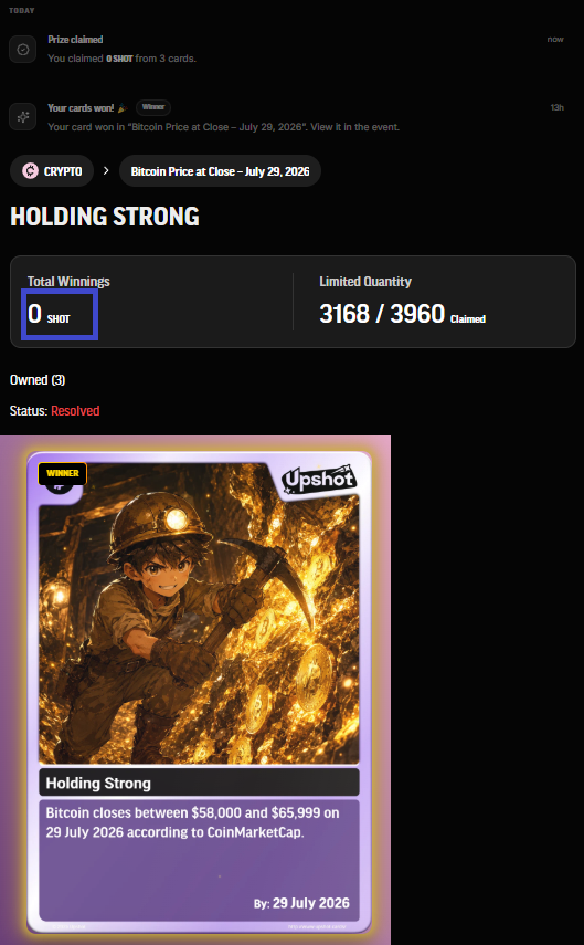 BeeKey201's tweet photo. 🥳 @upshot_cards https://t.co/QZ7g5baHbC