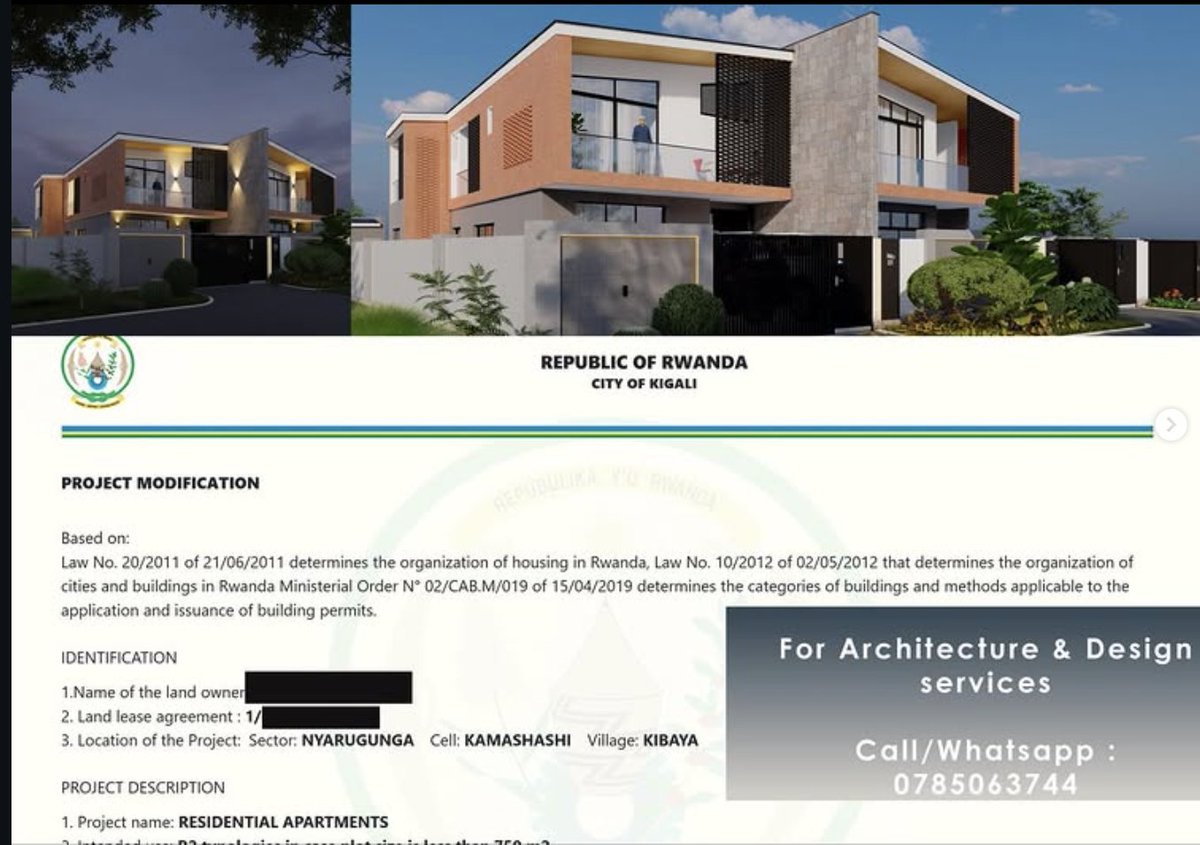 Arch_Ngizwenayo's tweet photo. 📍NYARUGUNGA, KICUKIRO

Ukeneye service zijyanye no kubaka, ubufasha mu gushaka ibya ngombwa byo kubaka ndetse na service zo kubakisha duhamagare tugufashe.

Design &amp; Build with us. Tel/Whatsapp: +250785063744 https://t.co/rRJBrPZXnm