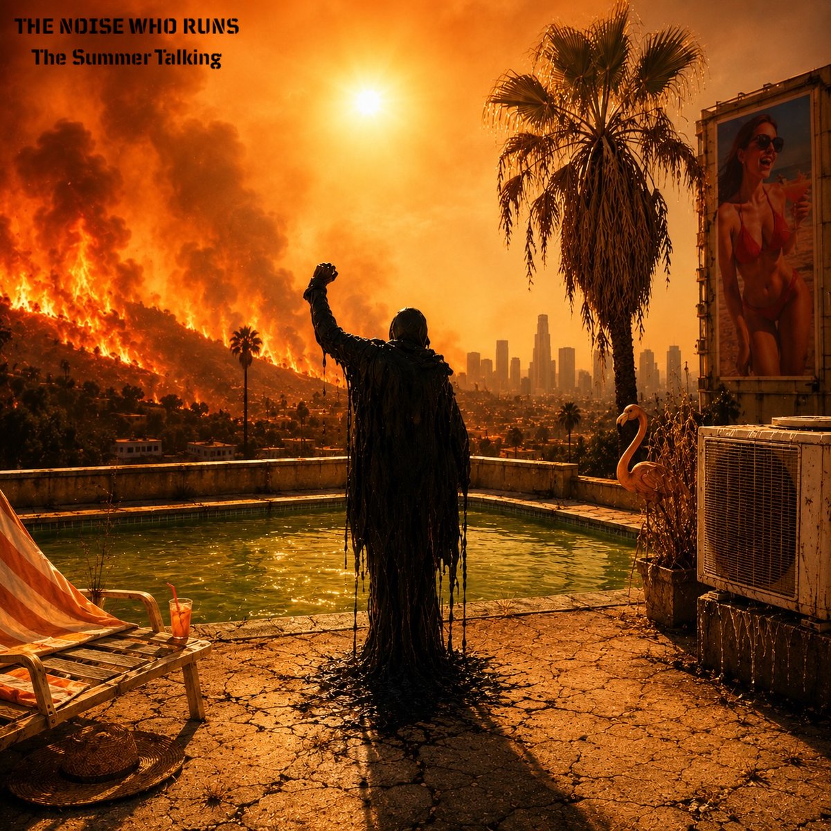 eksperiment's tweet photo. The Noise Who Runs turn summer promises and romantic self-deception into a wider reflection on climate denial in “The Summer Talking.” #TheNoiseWhoRuns #TheSummerTalking #ReGenX #ClimateCrisis https://t.co/yGTIe8P9a5