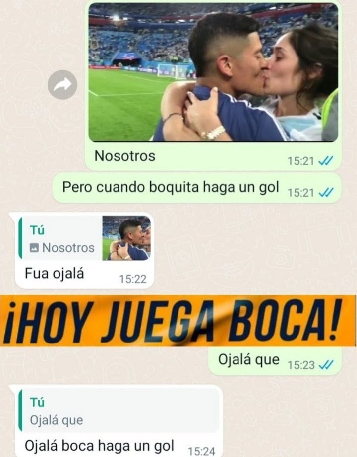 Facu_100JESUS_'s tweet photo. HOY JUEGA BOCA https://t.co/DpoH6MaiwF
