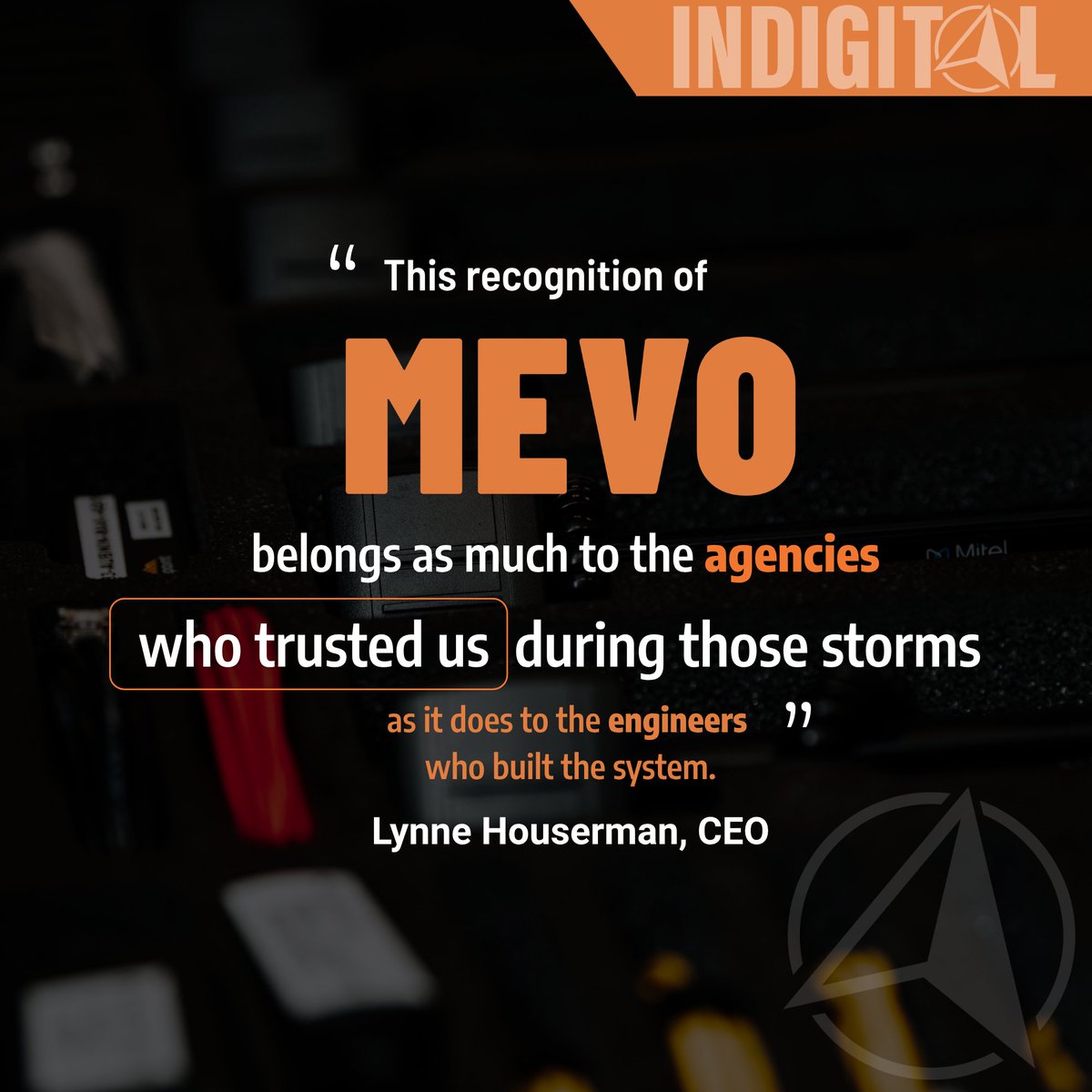 INdigital's tweet photo. 🏆 INDIGITAL's MEVO platform has been named a 2026 U.S. Product Leadership Recognition recipient by Frost &amp; Sullivan.
https://t.co/5hm4J6SpGx https://t.co/qBhrojLhNh