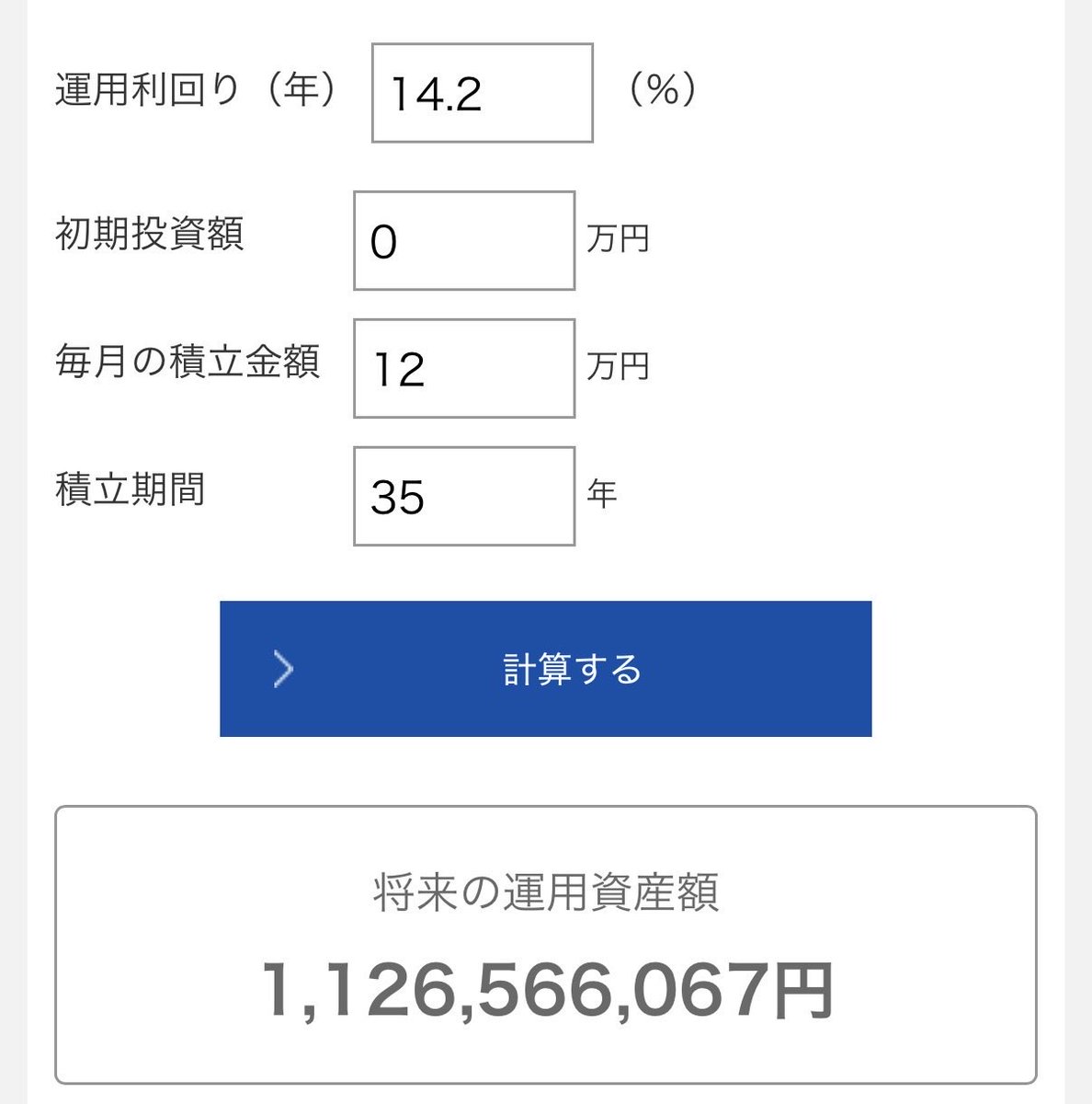 PassionAndLuck's tweet photo. 35年ローン、金利1.25%（政策金利1%）、諸費用5%（売買手数料3%+ローン手数料2%）で計算すると年間返済額は物件価格の約3.7%です。さらに管理費、修繕積立金、固定資産税まで含めれば、年間キャッシュアウトはざっくり4.5%程度になります。つまり「ローン返済額が家賃の半分」になるには、表面利回りが9%近く必要になります。なお2年先1年金利は2%を超えてるので政策金利はまだまだ上昇する見込みです。

具体的な例で考えてみましょう。物件価格1億、表面利回りを3%と仮置きしましょう。買ったら年間返済額は450万ですが借りたら300万です。差額年間150万、次々12万円強です。差額12万をNASDAQ100で積立した賃貸派は35年後に11億円の富を得ています。