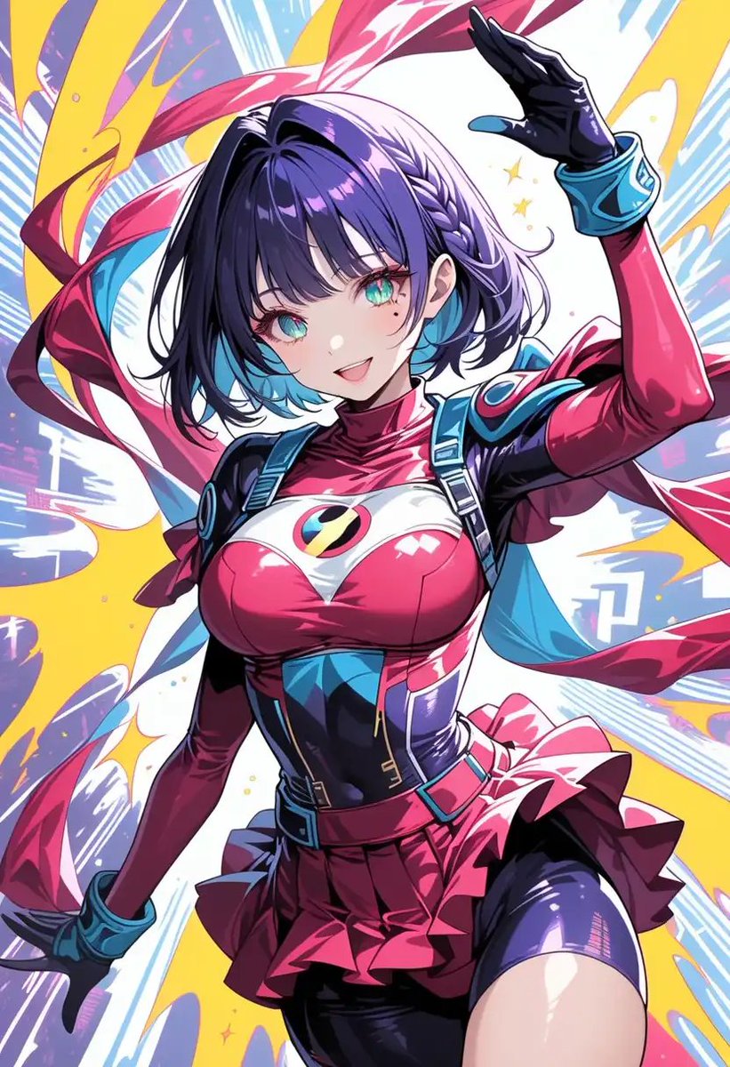 Illust_ai_hm's tweet photo. ヒロイン参上！🦸‍♀️
#サファイア https://t.co/63tWnZyAj0