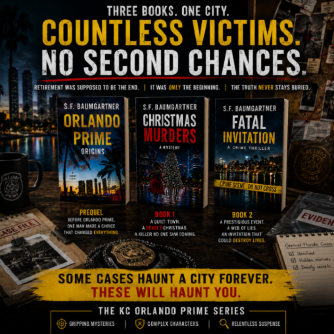 SFBaumgartner's tweet photo. Every case connects to something larger. Enter the Orlando Prime universe for clean suspense, dangerous secrets, and investigators who refuse to stop at the easy answer.

#OrlandoPrime #ChristianSuspense #CleanFiction

#QOTD: Standalone mysteries or connected worlds? https://t.co/YCfFsbfQtM