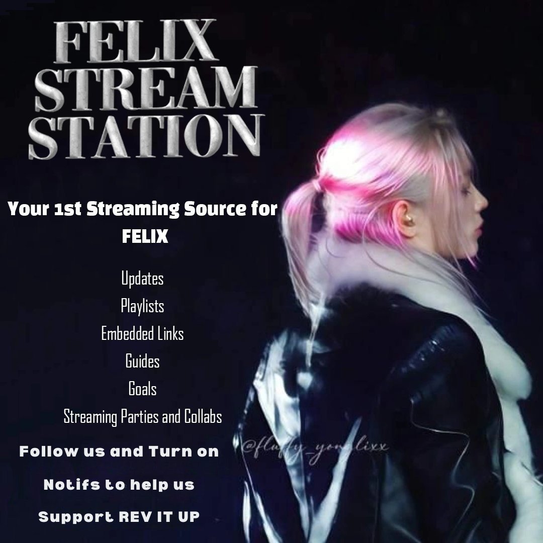 FELIXStreamSTN's tweet photo. Hello! ❤️This is FELIX Stream Station

We're dedicated to supporting #FELIX music and releases by sharing streaming guides, organizing support projects, and celebrating every milestone

Follow us and turn on notifs 🔔 to stay updated and help us make REV IT UP a huge success! https://t.co/hoz9WRGPsi