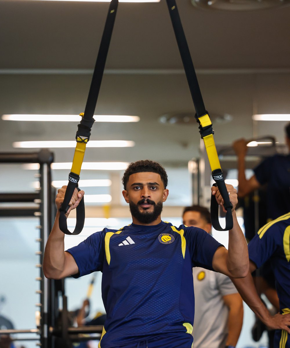 AlNassrFC_EN's tweet photo. Strength in progress 🔋💛 https://t.co/nuI2GggkwB