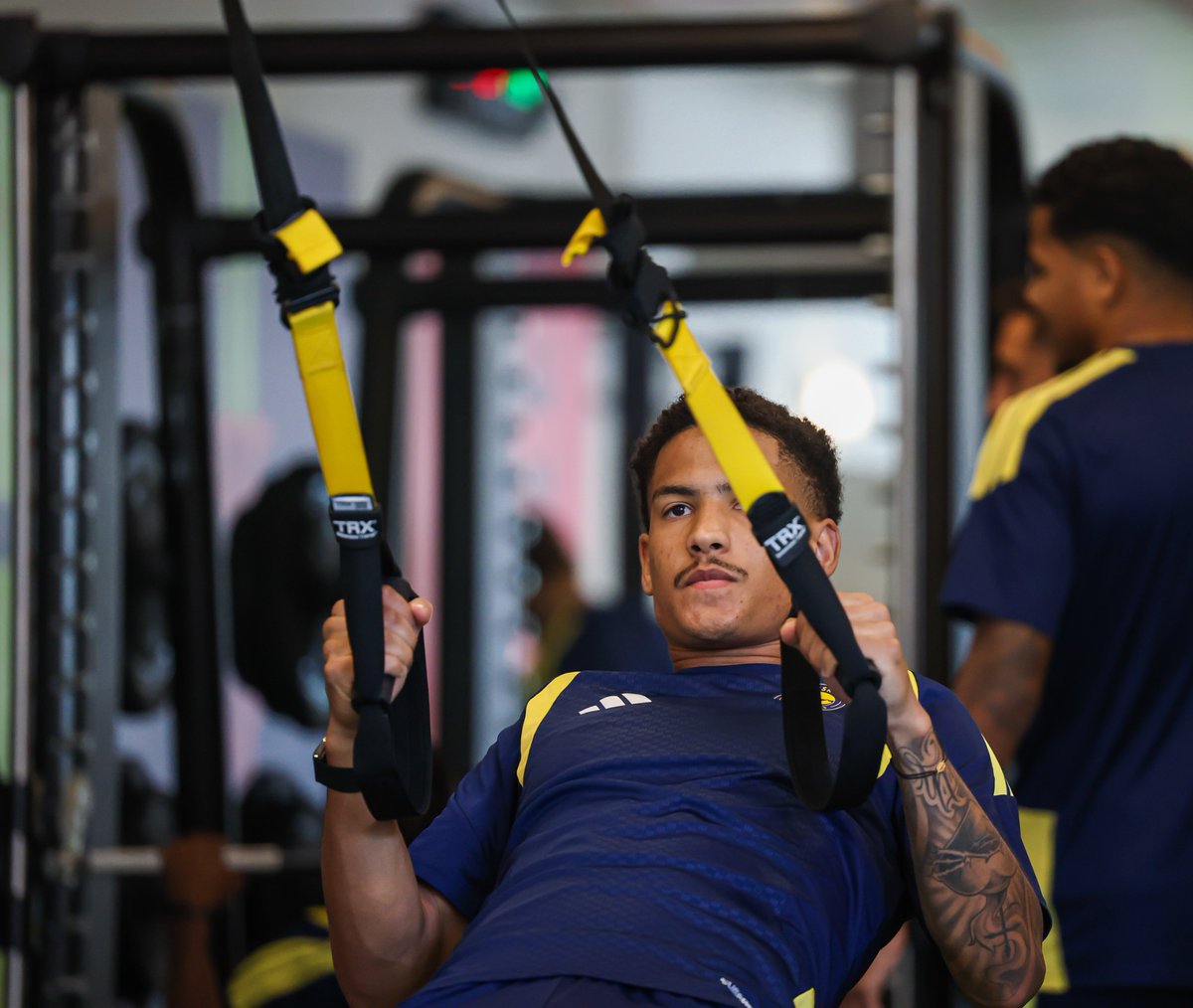 AlNassrFC_EN's tweet photo. Strength in progress 🔋💛 https://t.co/nuI2GggkwB