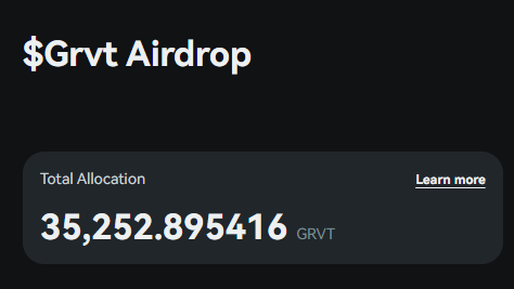 piet24336's tweet photo. $GRVT airdrop is live 🪂

Got 35k tokens airdrop. 14k unlocked now at TGE.
Not really bad...

How much you got?

#GRVT #AIRDROP #BINANCE 

https://t.co/az0a20ju6f https://t.co/9yiE0sS4ne