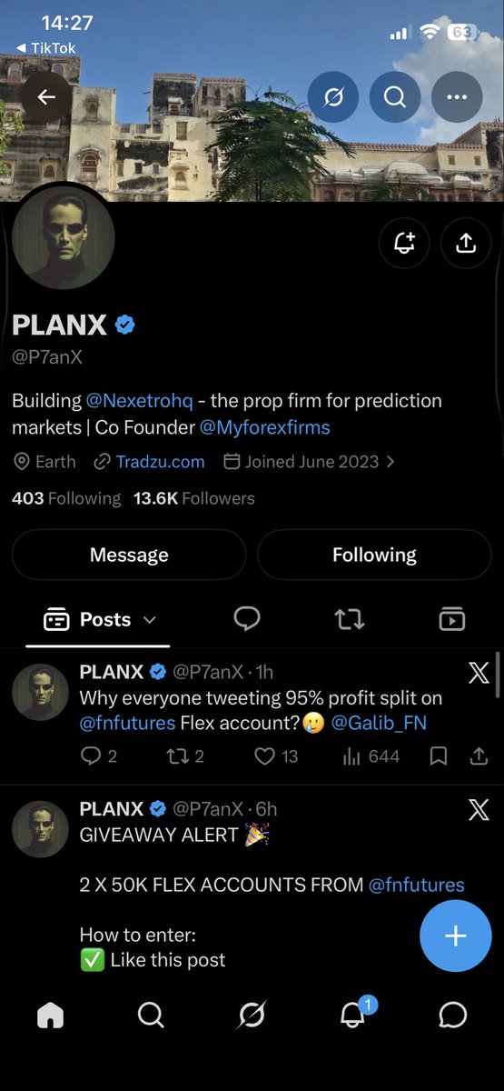 PhilipBreanna's tweet photo. @P7anX @fnfutures @Galib_FN 95% profit split  on funded next split https://t.co/CKQkpnz46t