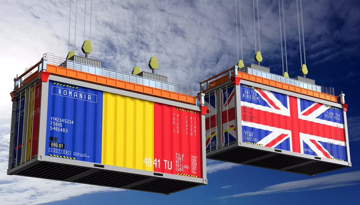 MoneyBuzzRo's tweet photo. 🇬🇧🇷🇴 UK-Romania trade continues to gain momentum.

Bilateral trade reached £10.3 billion in 2025, with Romanian car exports, industrial manufacturing and fast-growing business services driving the relationship to new highs.

https://t.co/eDvHx5EoGl https://t.co/D33pDz6luS