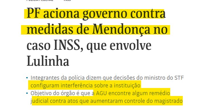 EnioViterbo's tweet photo. Prezado Sr. André Mendonça,

O que falta para você abrir um inquérito sobre essas interferências na investigação das fraudes do INSS?!

Eu nunca vi a PF acionar a AGU para questionar decisões judicias em inquérito no STF. Inclusive, a AGU não tem o MENOR papel nesse inquérito.

Aliás, até hoje a cúpula da PF aceitou calada todas as determinações ~exóticas~ do ministro Alexandre de Moraes. Agora, quando as questões começam a chegar ao filho do Lula, a cúpula da PF quer se rebelar contra o relator do inquérito?

Já esqueceu, ministro, que houve troca de delegados nesse caso?

Já esqueceu, ministro, que o Ministério da Justiça tentou retirar policiais federais lotados no seu gabinete?

Você já tinha ameaçado abrir esse inquérito.

Cumpra.