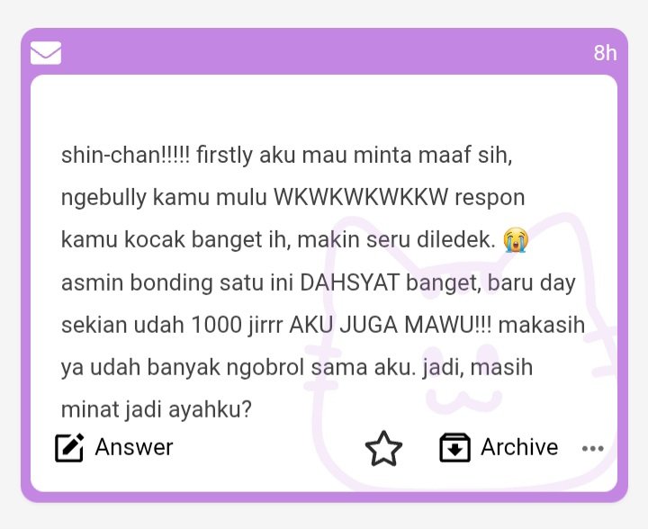 CEOTill's tweet photo. Dear kk Shin ...
Untuk admin tachi, dan Fuuta. https://t.co/MXjW4cIGD4