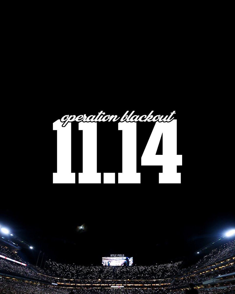 12thMan's tweet photo. When the Vols return to Kyle Field for the first time in 10 years, we're going dark. Operation Blackout is set for when @AggieFootball hosts Tennessee. https://t.co/AY66GIcM6u