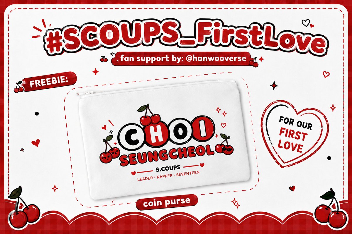 hanwooverse's tweet photo. #SCOUPS_FirstLove
fan support by @hanwooverse 

♡ mbf, like &amp; rt
♡ limited quantity 
♡ open for trades, dm me 🎧

see you at met live! 🍒 https://t.co/4pPwQ0qo9Q