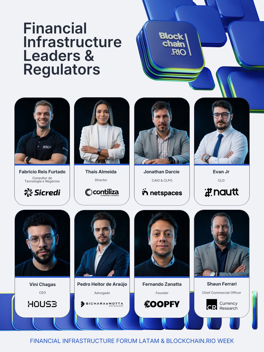 blockchain_rio's tweet photo. 🏛️ The institutional layer of the new financial system is already being built.

https://t.co/2mcxGriri1 Week 2026 bring together regulators, financial institutions, infrastructure providers, and market leaders shaping the future of digital finance across Latin America. https://t.co/yNNrS54wrK