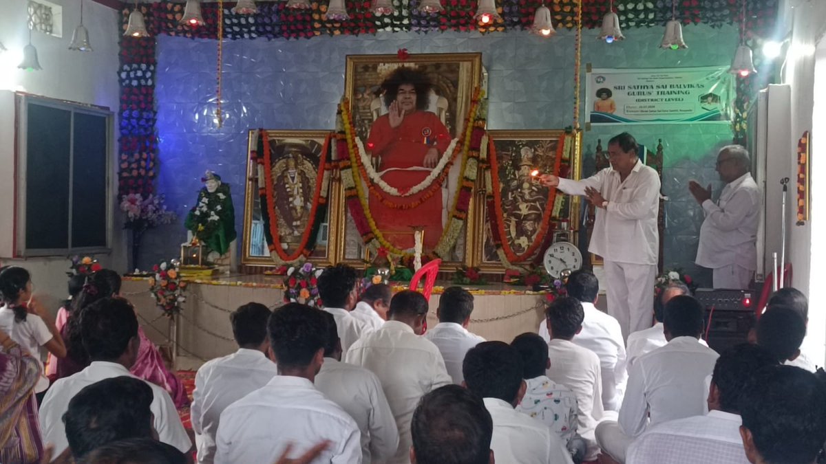 sathyasaiodisha's tweet photo. Loving Sairam..
With the Blessings of Bhagawan Sri Sathya Sai Baba, the District Level Bal Vikas Guru Training Programme was successfully conducted on 26th July 2026 at Nuapada Samithi of Nuapada District.
#BalVikas
#gurutraining
#Nuapada
-Media Team https://t.co/juHUjYFUcs
