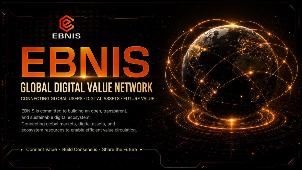 EBNISGlobal's tweet photo. 🚀 E B N I S N E T W O R K 🚀

Connecting Global Users · Connecting Digital Assets · Connecting Future Value

💡Ecosystem Mission: Dedicated to building an open, transparent, and sustainable digital ecosystem network, driving the efficient circulation of value!

🌟Gathering global strength to co-build a win-win future.